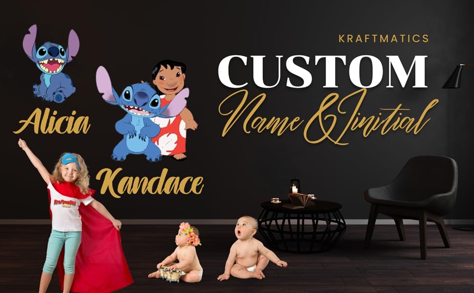 custom name initial kraftmatics