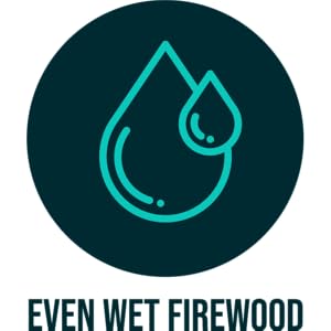 Waterproof camping fire starters ignite wet wood quickly