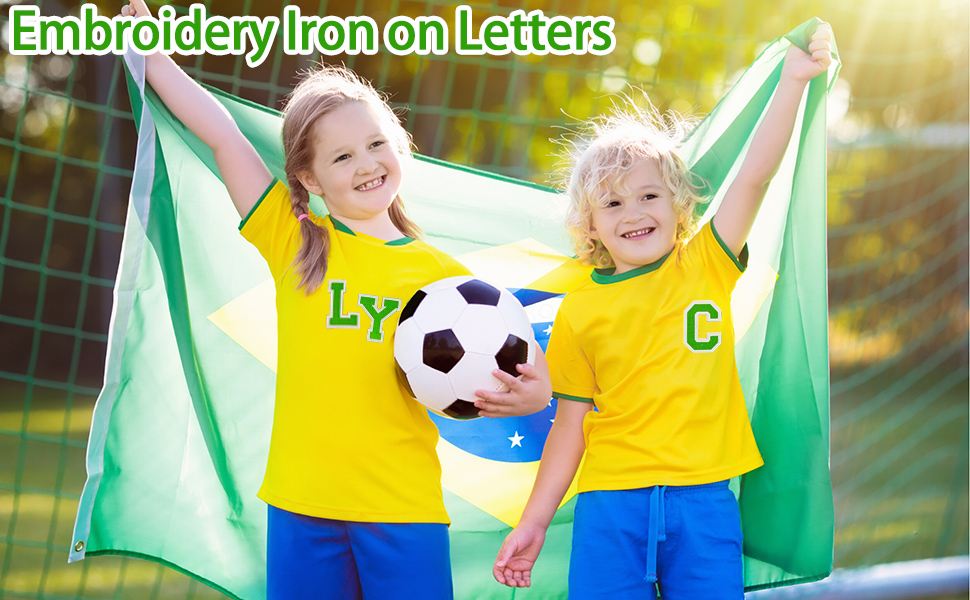 26Pcs Letter Patches Varsity Embroidery Iron on Letters