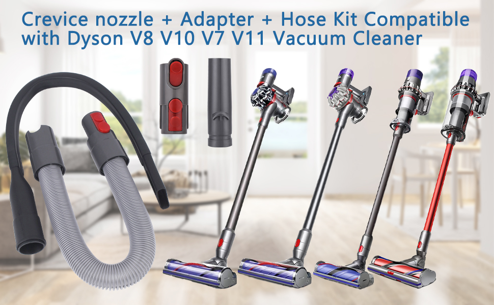 Wiseten Replacement Hose Connector for Dyson V15 V11 V10 V8 V7 Vacuum Cleaners with Flexible