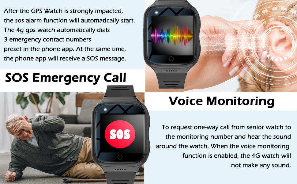 sos emergency call watch