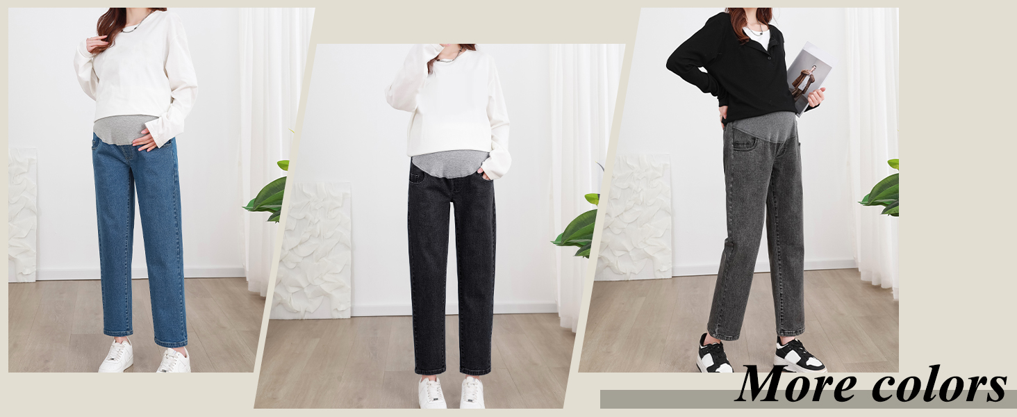 straight leg maternity jeans