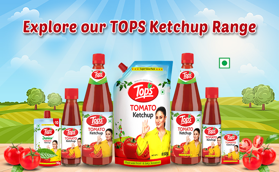 full range of Tomato Ketchup