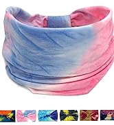 Headbands For Women's Hair, Boho Headband Elastic Soft Flower Wide Headbands for Women Yoga Sport...
