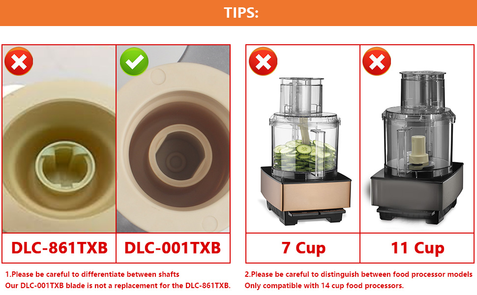 DLC-001TXB Main Stainless Steel Chopping Blade