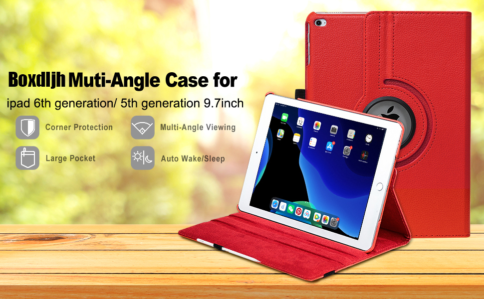 9.7 inch Case for iPad 9.7 2018 2017 / iPad Air 2 / iPad