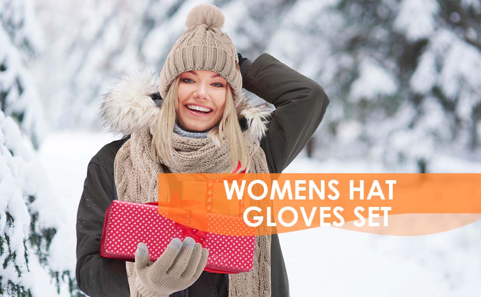 womens hat scarf gloves set