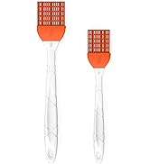 M KITCHEN WORLD Silicone Pastry Brush for Cooking 2 Pieces - Rubber Basting Brush with Grid, Kitc...