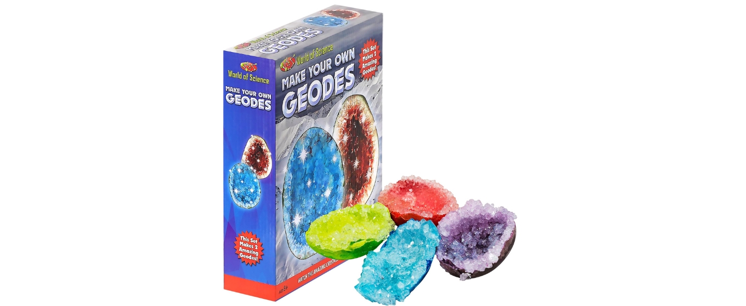 Make Your Own Geodes Crystals & Rock Growing Educational Science Toy