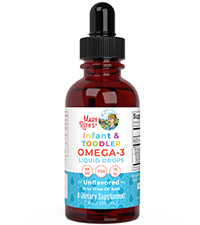 Infant &amp;amp; Toddler Omega-3 Drops, Unflavored, Org, 1 oz