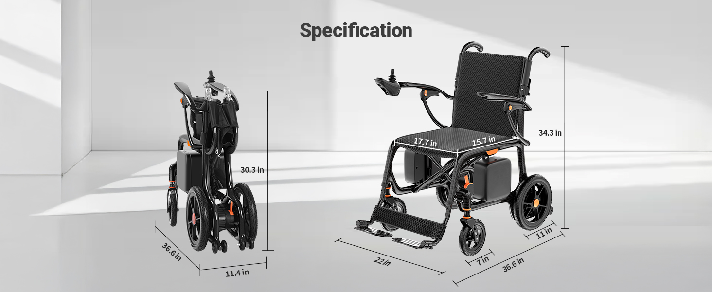 Carbon Fiber Electric Wheelchairs