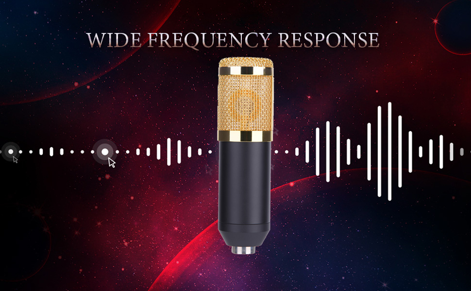 BM800 Condenser Microphone Microphone Streaming Gaming Microphone Condenser Mic For Pc Phone