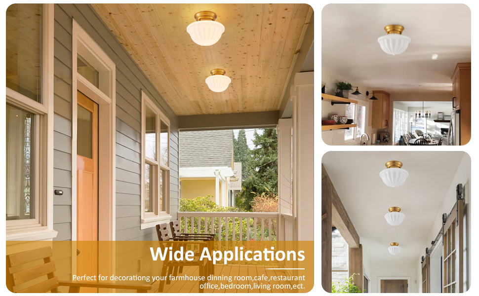 semi flush mount ceiling light