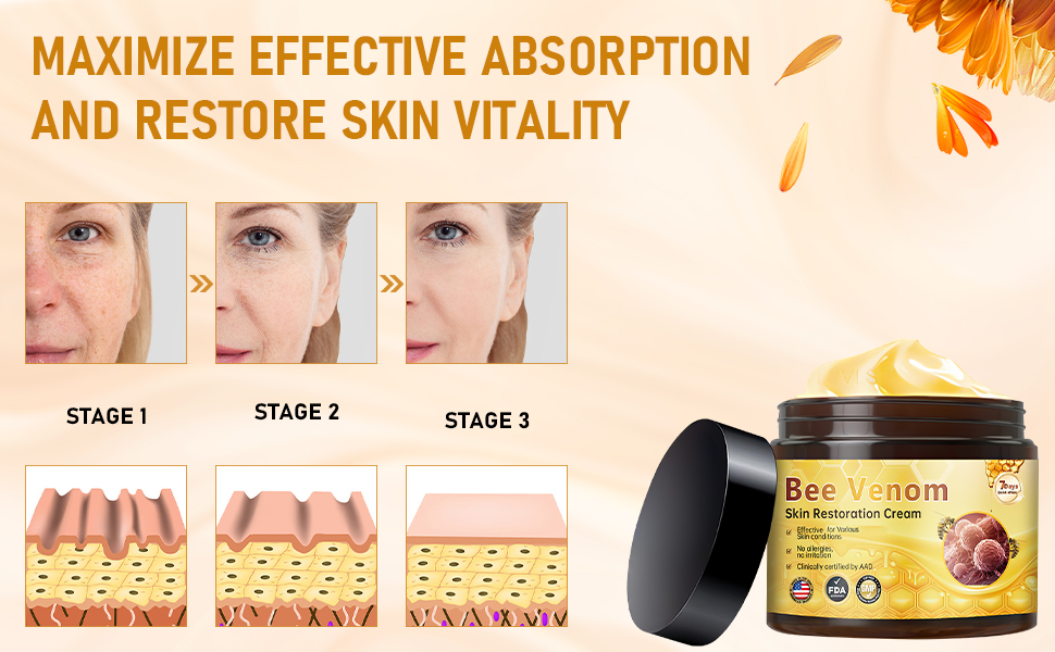 2PCS Bee Venom All-in-One Cream