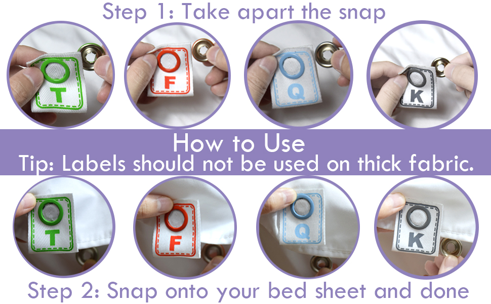 bed sheet size snap