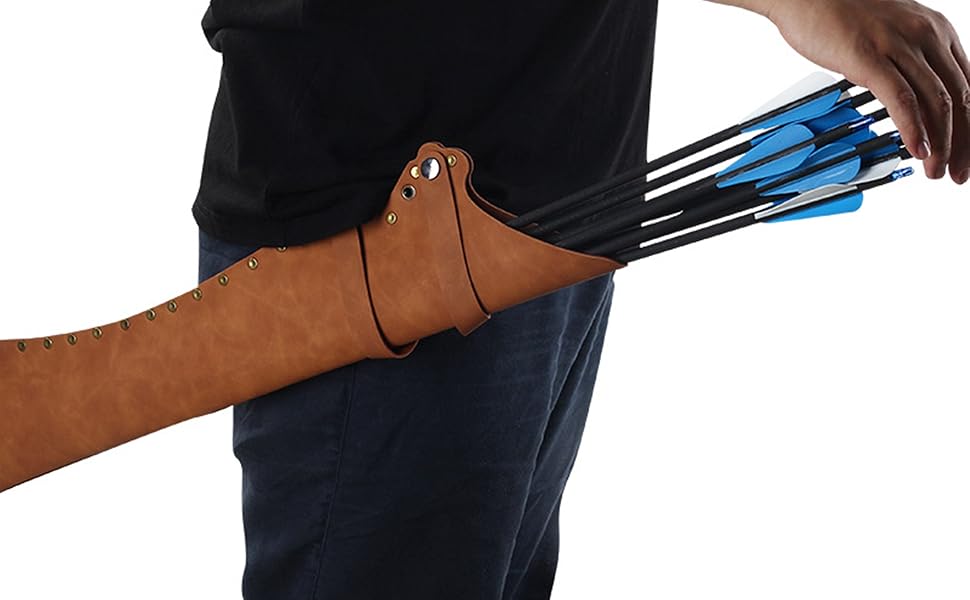 leather archery quiver