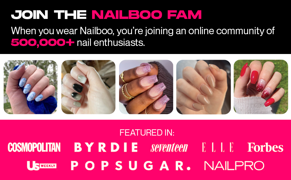 Nailboo Here's a Tip Premium Dip Nails Starter Kit, Nail Powder Dip Kit