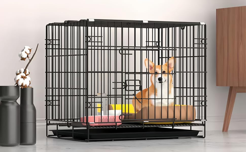 犬用ペットケージ WEIMALL ペットケージ 折りたたみ Lサイズ 中型犬 引き出し