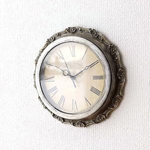 壁掛け時計 ウォールクロック クラシック ヨーロピアン シルバー 84204WC Amazon.co.jp: 壁掛け時計 掛け時計 壁掛時計 アンティーク