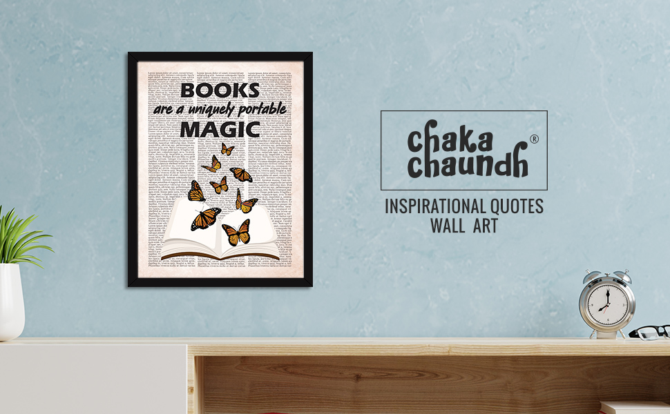 Book quotes framed posters