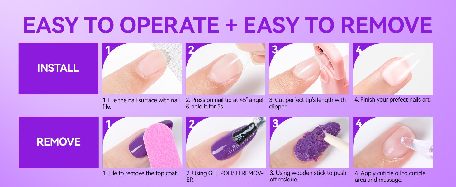 Gelike EC Strong Adhesive Nail Glue Brush On Nail Glue