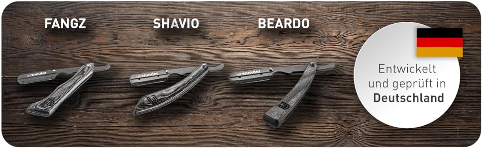 Fangz, Shavio, Beardo Rasiermesser