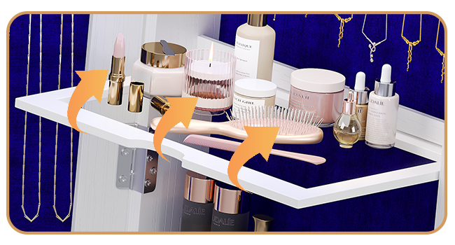 jewelry box mirror full length
