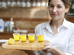 tequila serving tray