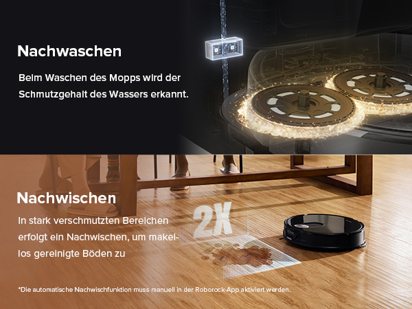 robot vacuum cleaner with wiping function