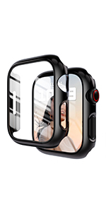 apple watch series 7 45mm case with screen protector 