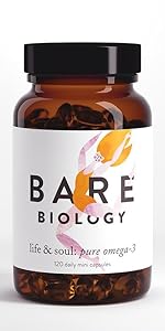 Bare Biology Life and Soul Mini Omega 3 capsules