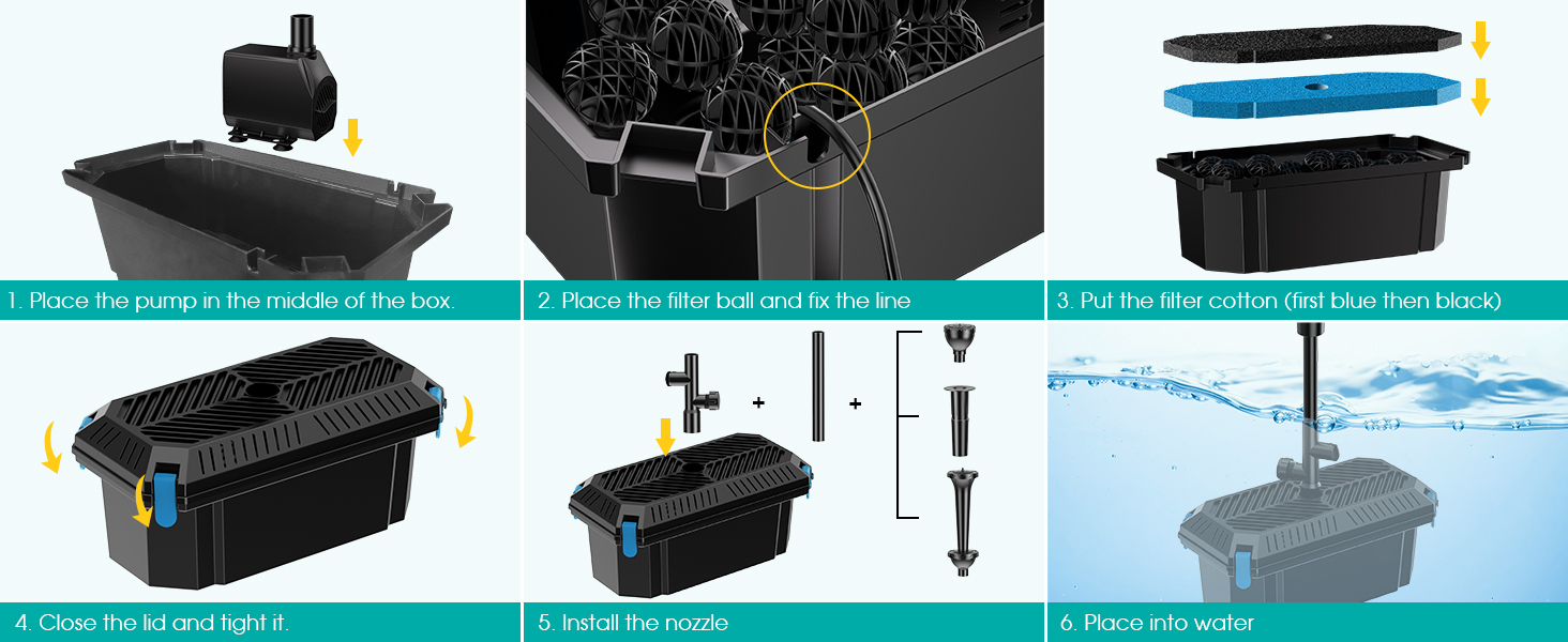 pond pump with filter 2