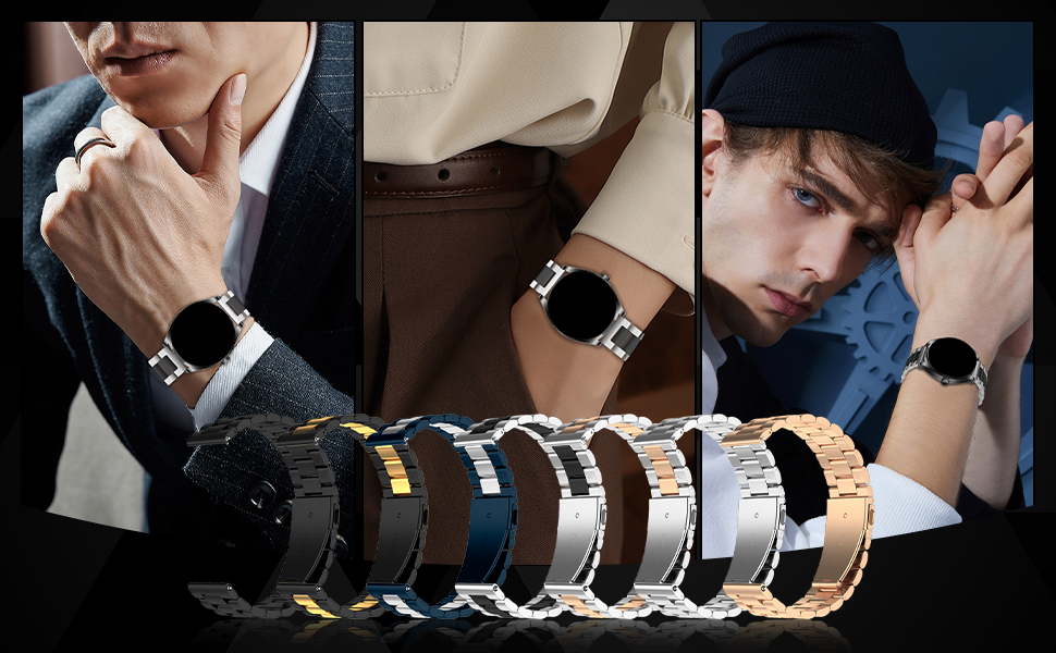 Amazon.co.jp: [CeiBand] バンド 18mm 20mm 22mm ステンレス製