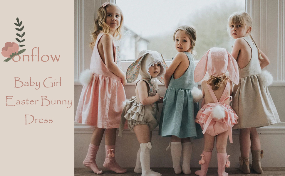 Amazon.com: Baby Girl Easter Outfit Vintage Onesie Overalls