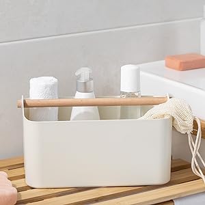 Aufbewahrungsbox mit Holzgriff