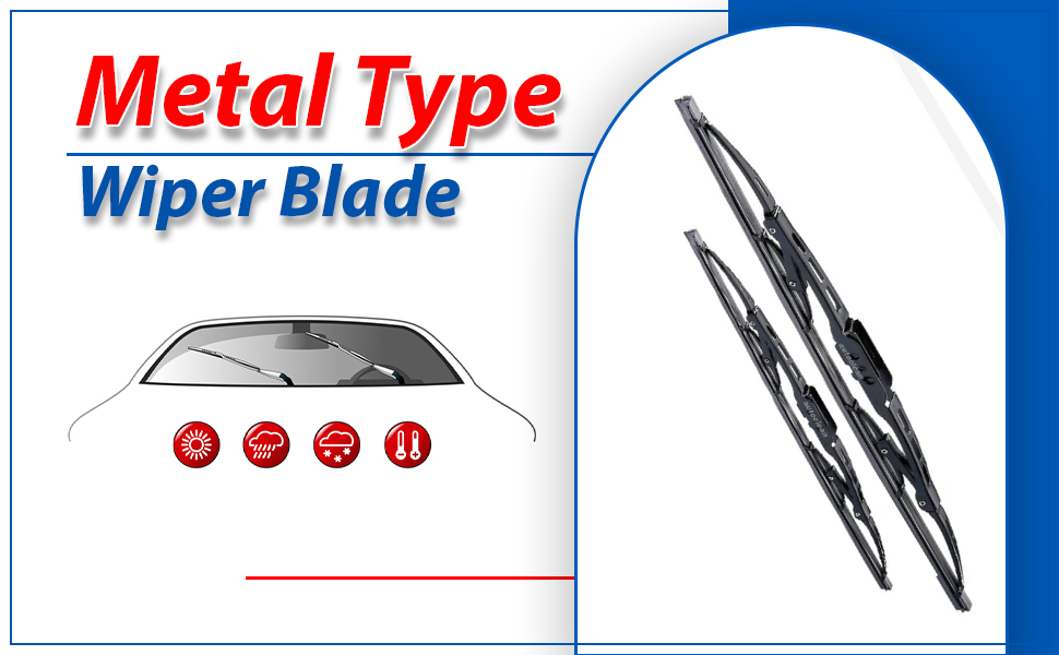AutoClean Metal Type Wiper Blade For Maruti Suzuki Swift,Swift Dzire