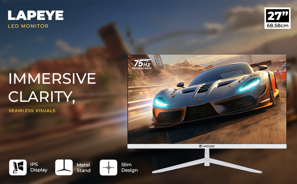 LapEYE LED Monitor IPS Display 27Inch