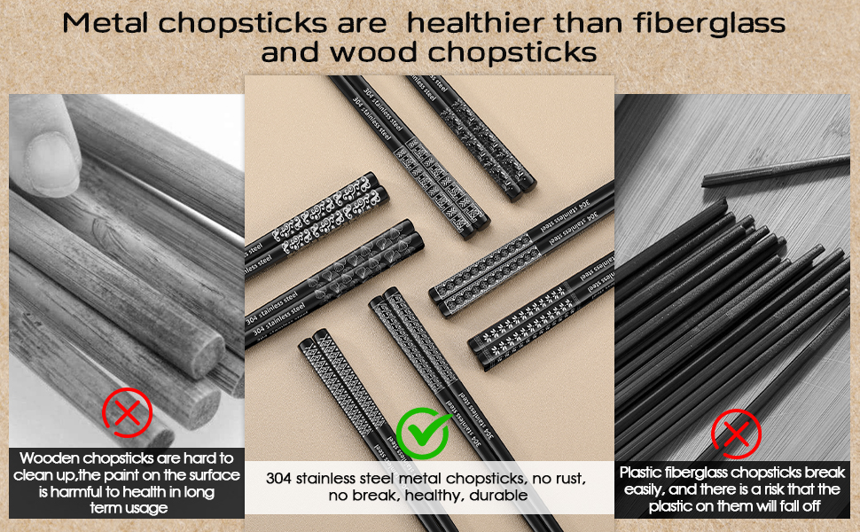 premium metal chopsticks