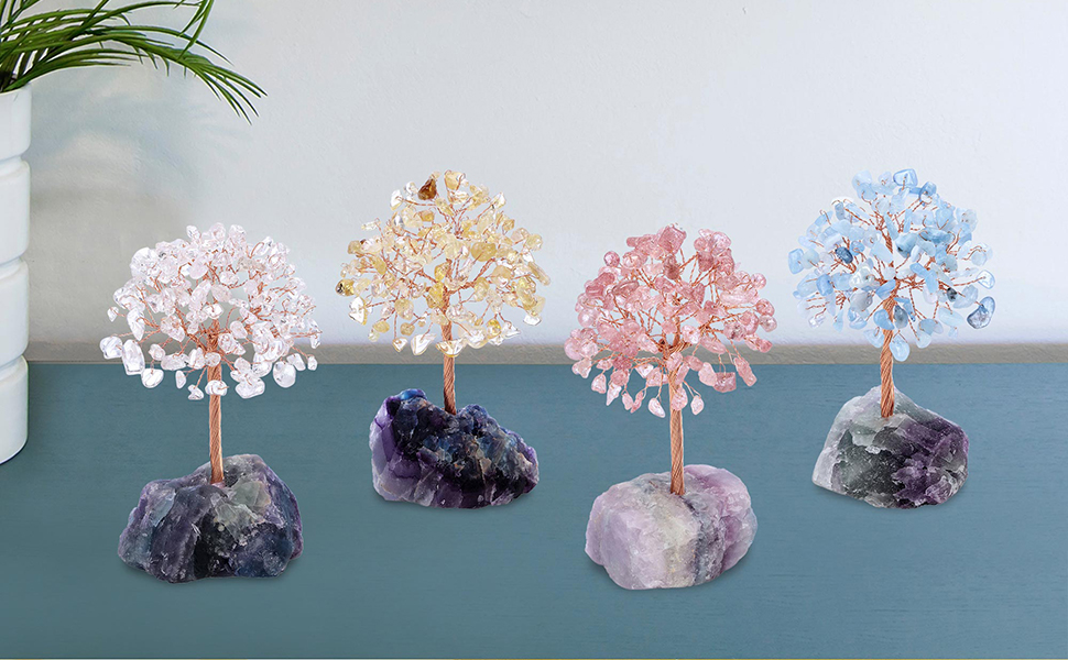 healing crystals stones gifts gemstone money tree chakra reiki balancing yoga meditation decor