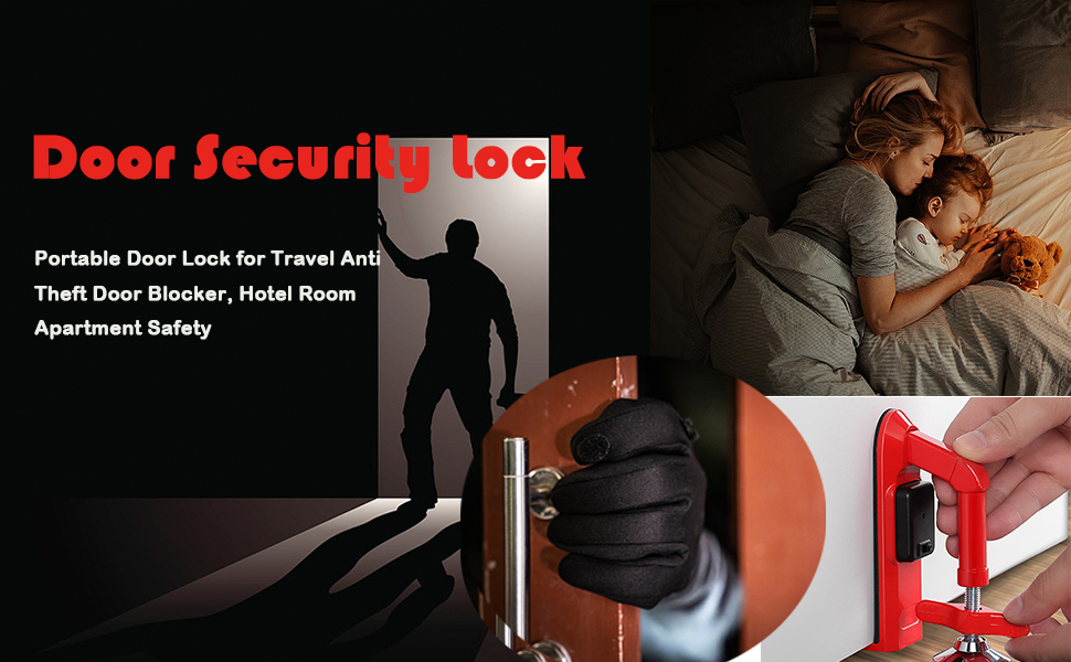 Portable Alarm Door Stopper, New Door Stop Alarm