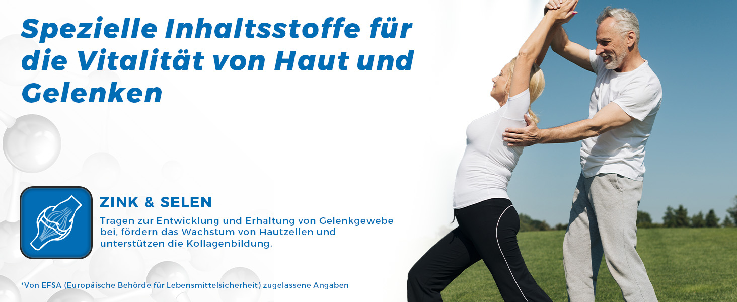 kollagen hochdosiert mit Zink und Selen – ideal für die Haut
