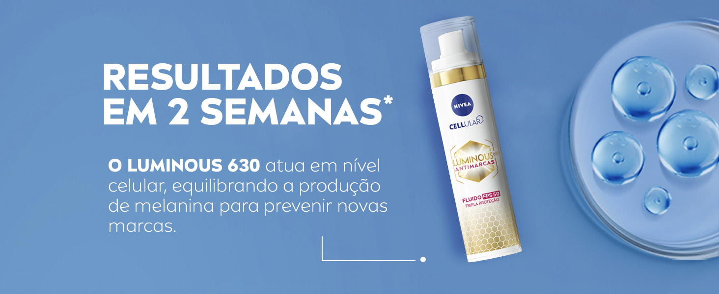NIVEA Fluido Facial Antimarcas Luminous 630 FPS 50