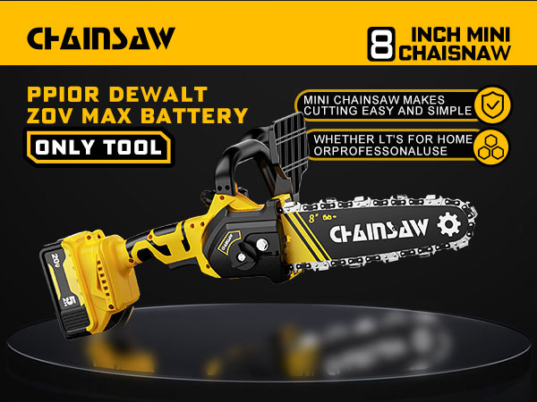 COPPER 100 やかん S-820 2-in-1 Cordless Pole Saw, 8 Inch Brushless Pole Chainsaws