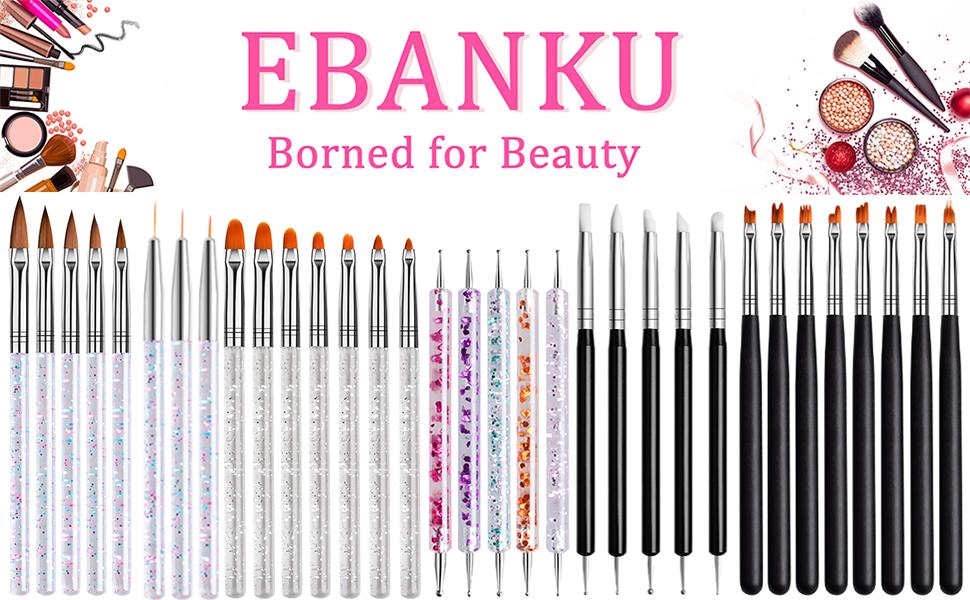 Acryl Nagel Pinsel Double Ended Nagel Punkt Stift UV Gel 