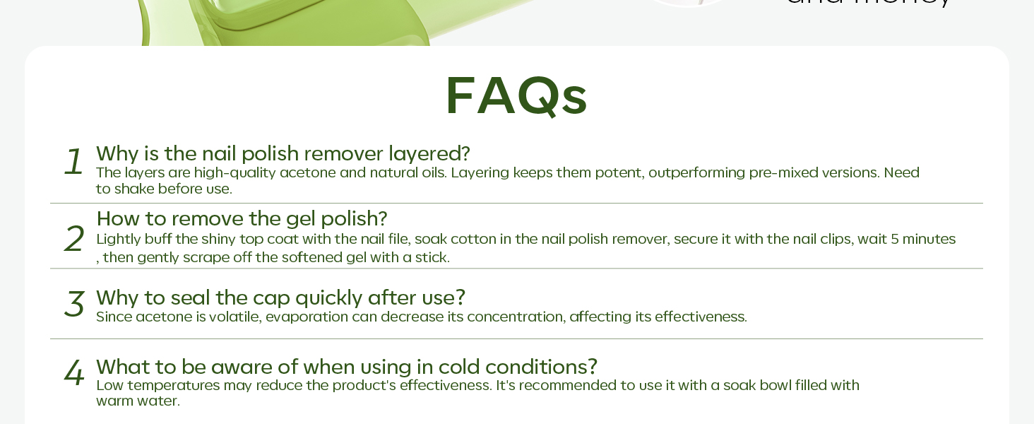acetone nail polish remover