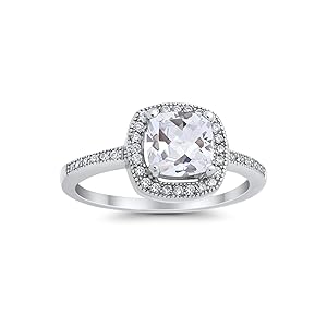 Art Deco Design Fashion Ring Simulated Cubic Zirconia 