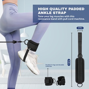 resistance bands fitness bands set stretchy ankle straps bands set with cuffs for leg glute workout