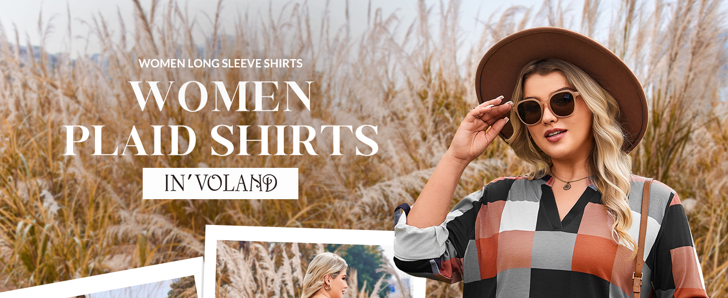 plus size long sleeve shirts for women