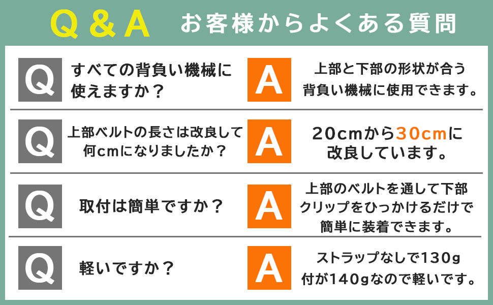 背負いベルト
