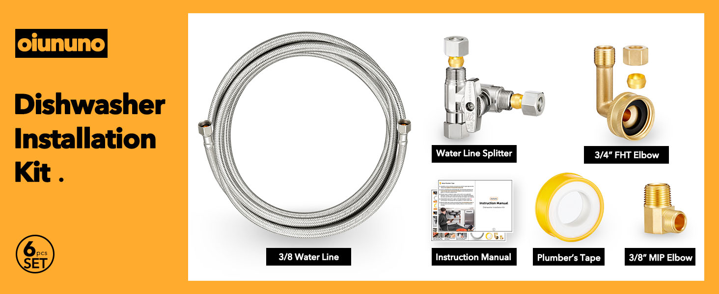 dishwasher installation kit